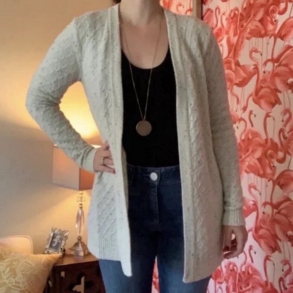 Belldini Long Gray Long Cardigan Size Small